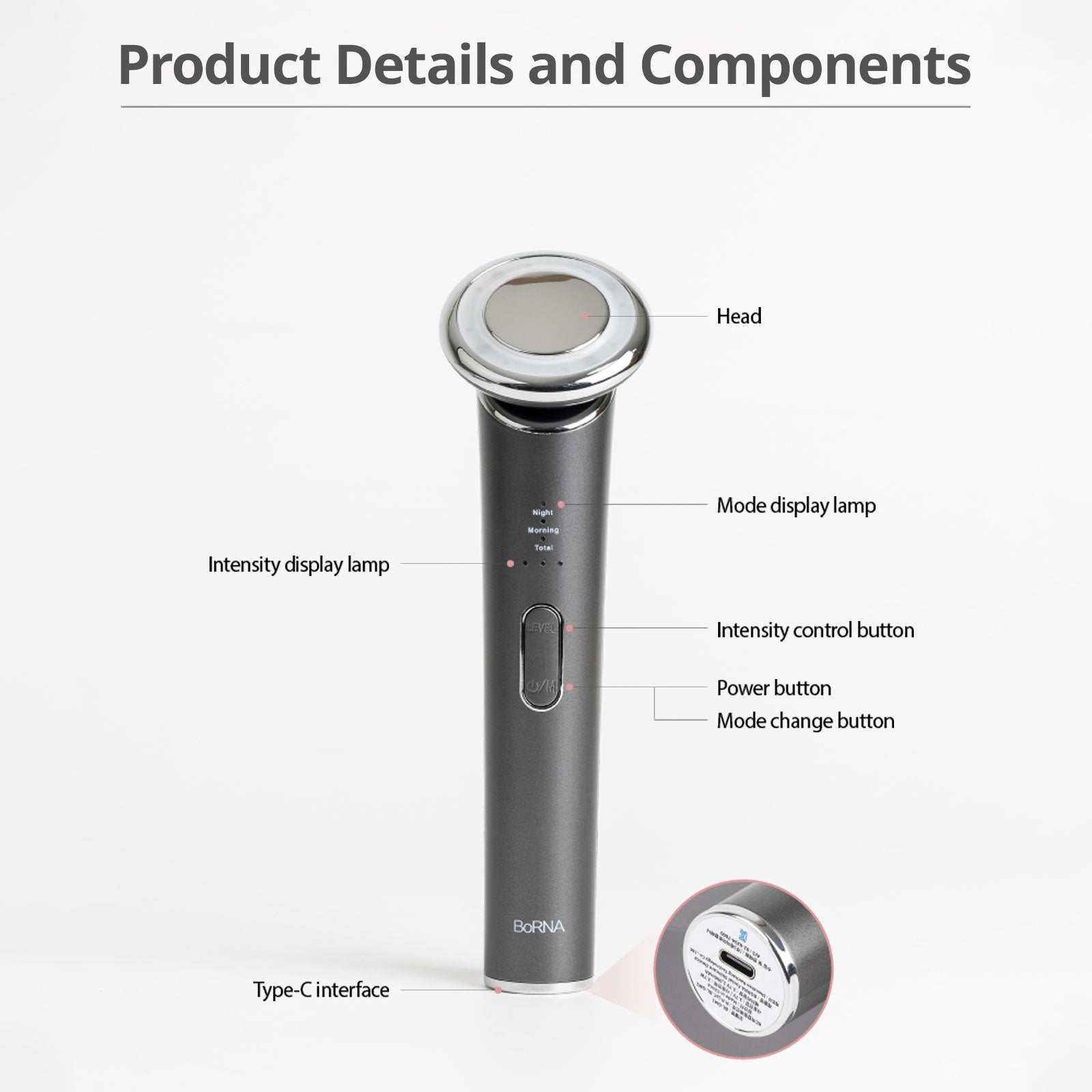 PEARLCARE NEW BoRNA Beauty Device - Anti-Aging Facial Massager for At-Home Skincare Tool