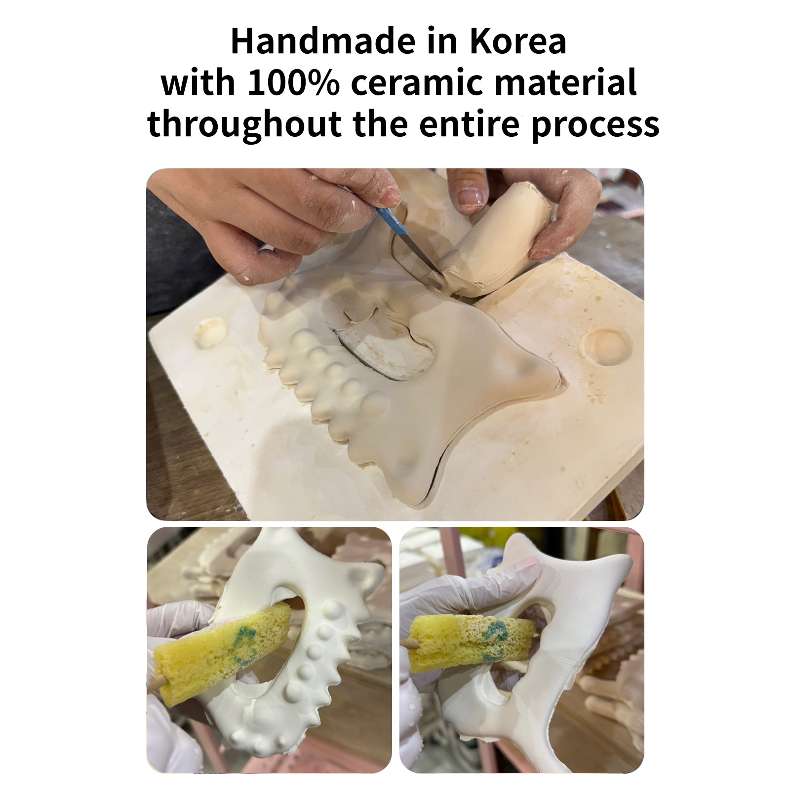 PEARLCARE Korean Ceramic Gua Sha Massage Tool – Face & Body Self Care Massager _ Basic