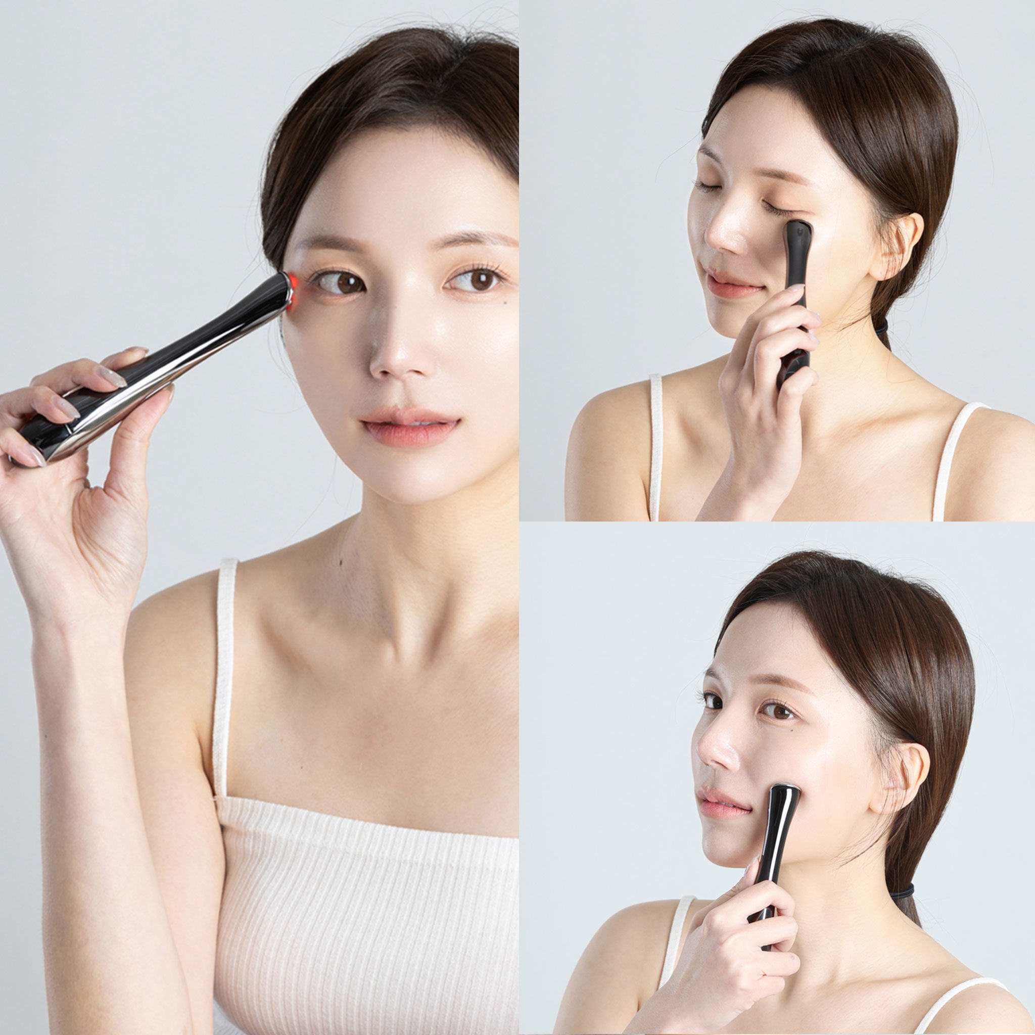 PEARLCARE Eye Lift Wand Beauty Device - Anti Aging At Home Under Eye Skin Care Facial Massager Tool for Dark Circles, Eye Bags, Puffiness