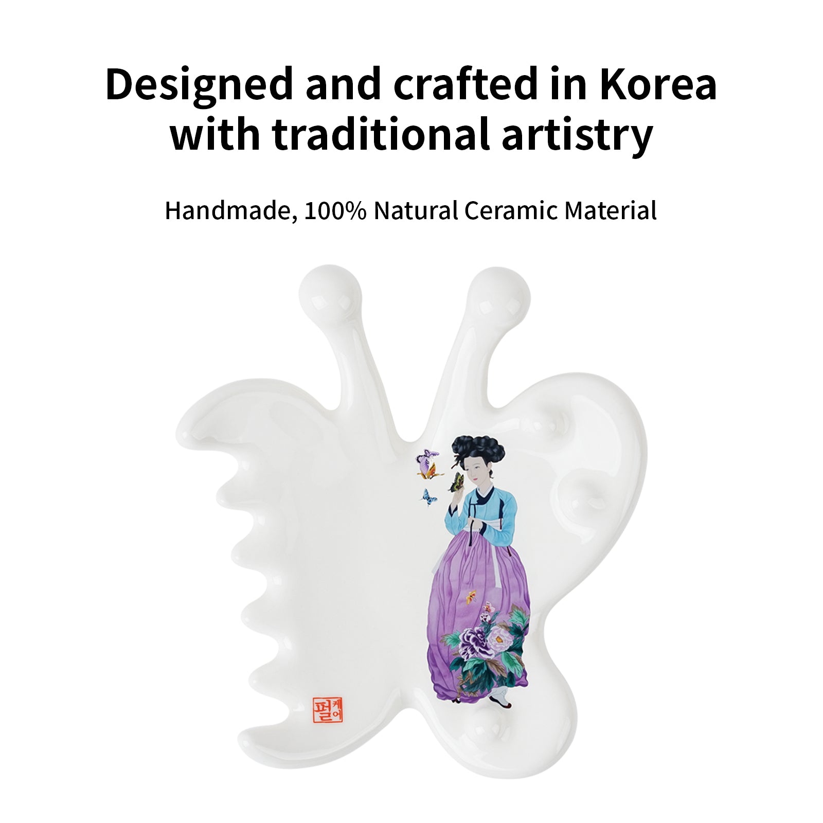 PEARLCARE Korean Ceramic Gua Sha Massage Tool – Facial & Body Self Care Massager _ Hanbok