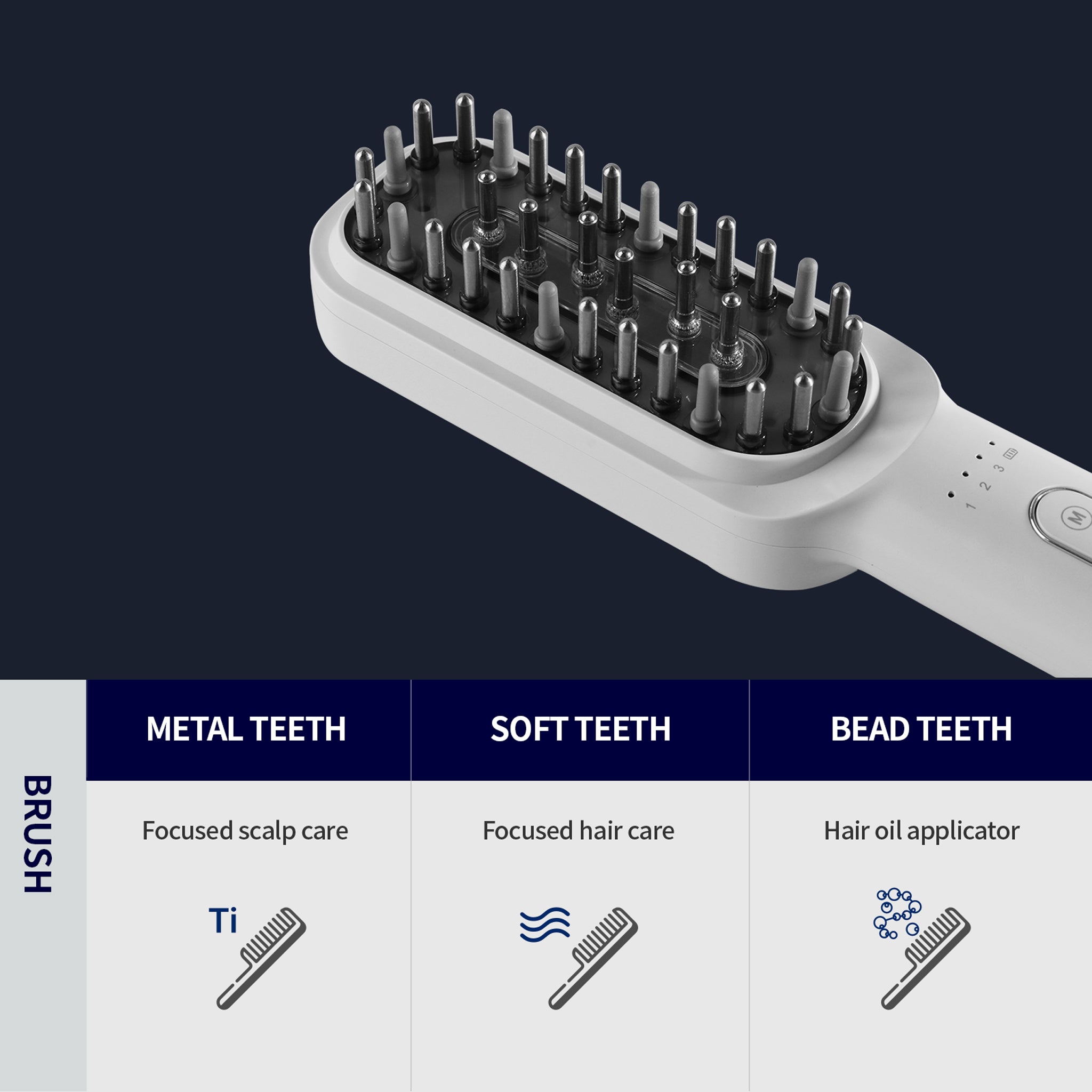 PEARLCARE Electric Scalp Massager Brush for Hair & Scalp Care