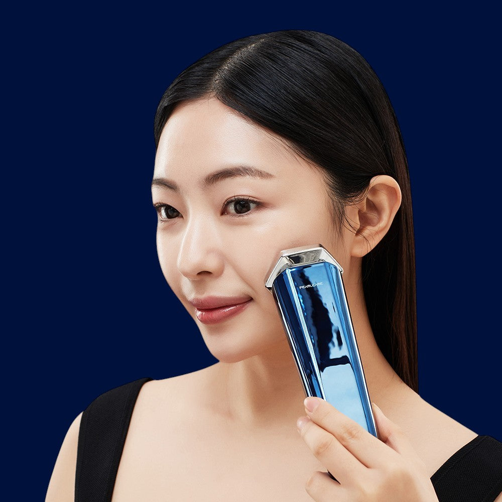 PEARLCARE DEEP-BLUE Beauty Device - Advanced Anti-Aging Facial Massager for At Home Daily Skincare Tool
