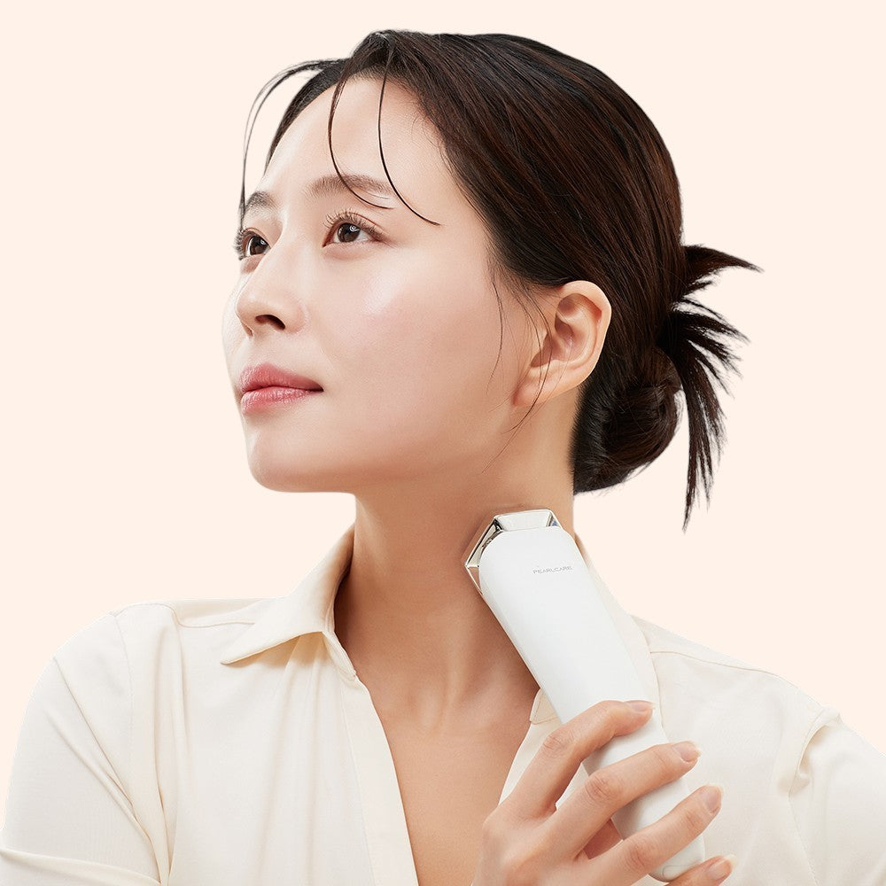 PEARLCARE White-Jean Beauty Device - Anti-Aging Facial Massager for At-Home Daily Skincare Tool