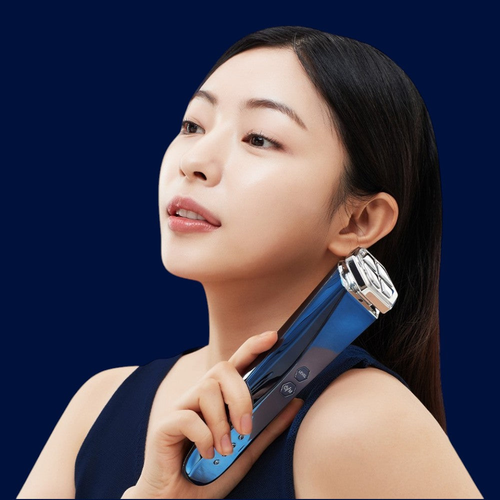 PEARLCARE DEEP-BLUE Beauty Device - Advanced Anti-Aging Facial Massager for At Home Daily Skincare Tool