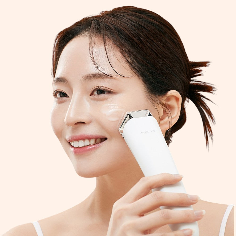 PEARLCARE White-Jean Beauty Device - Anti-Aging Facial Massager for At-Home Daily Skincare Tool