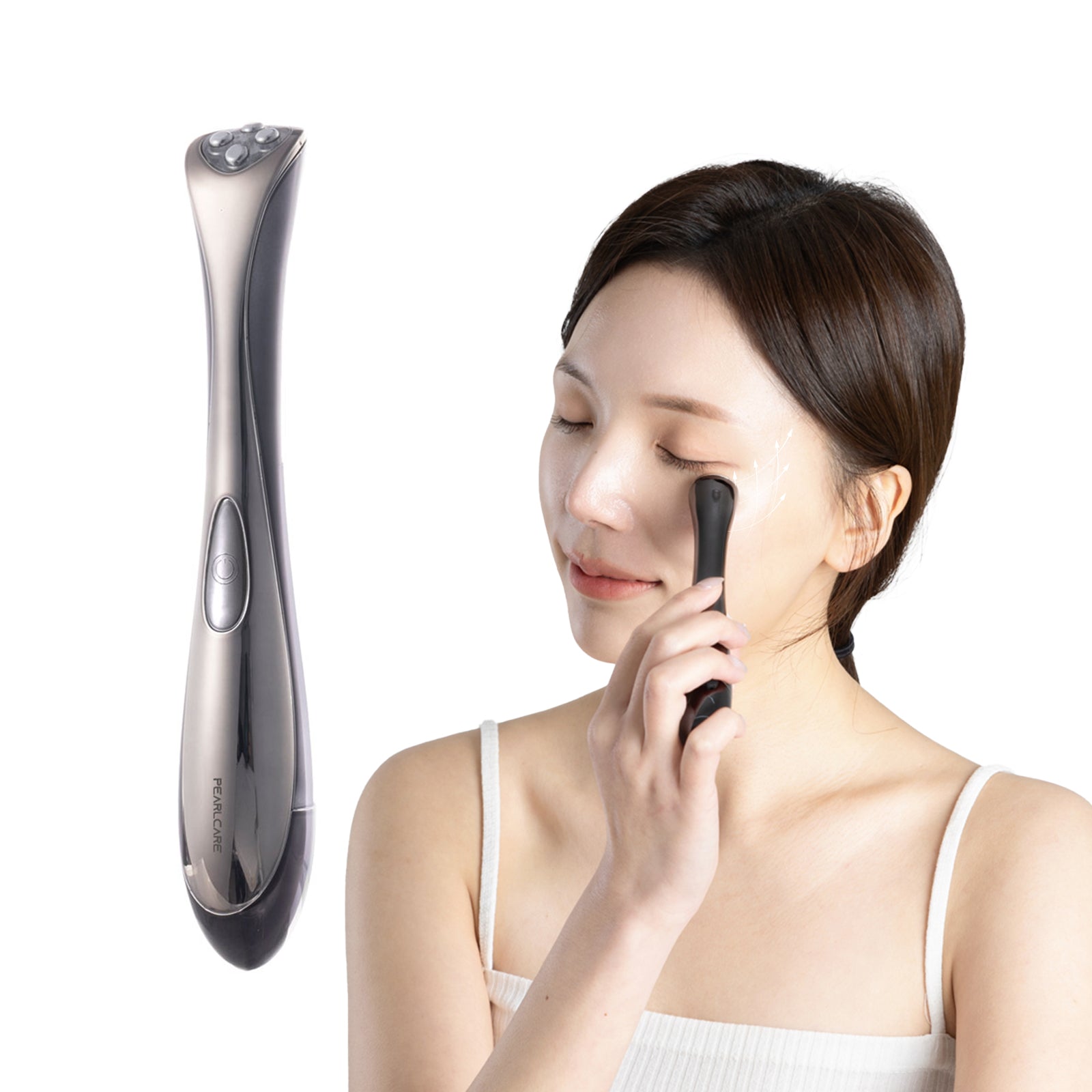 PEARLCARE Eye Lift Wand Beauty Device - Anti Aging At Home Under Eye Skin Care Facial Massager Tool for Dark Circles, Eye Bags, Puffiness