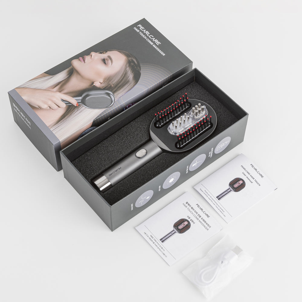 PEARLCARE Hair Touch - Electric Scalp Massager Brush for Hair & Scalp Care