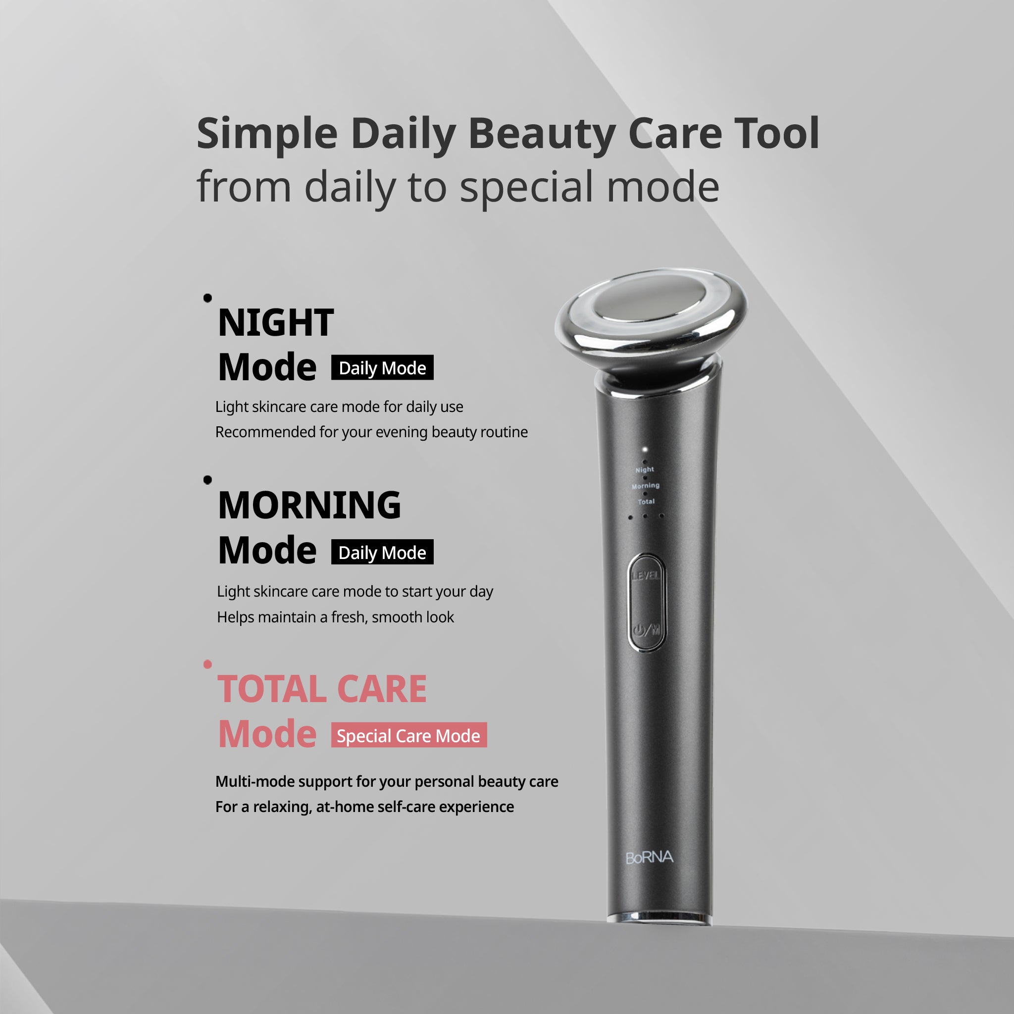 PEARLCARE NEW BoRNA Beauty Device - Anti-Aging Facial Massager for At-Home Skincare Tool