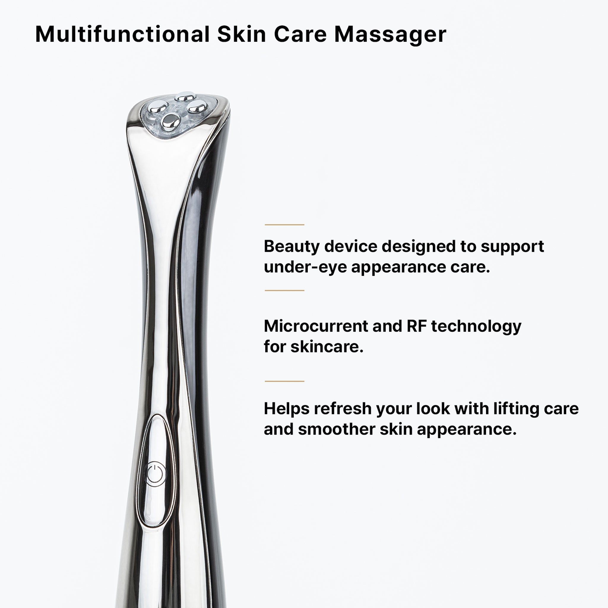 PEARLCARE Eye Lift Wand Beauty Device - Anti Aging At Home Under Eye Skin Care Facial Massager Tool for Dark Circles, Eye Bags, Puffiness