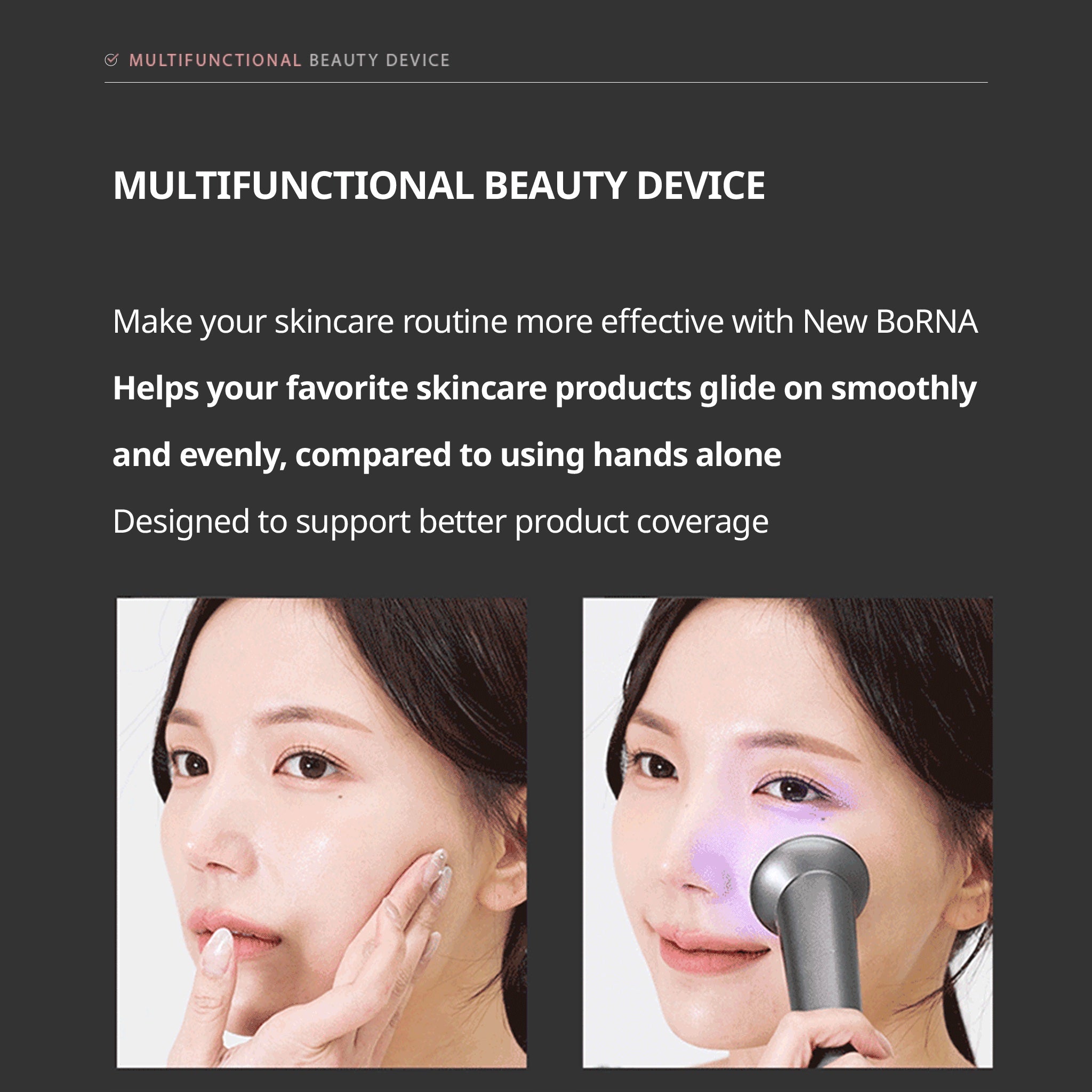 PEARLCARE NEW BoRNA Beauty Device - Anti-Aging Facial Massager for At-Home Skincare Tool