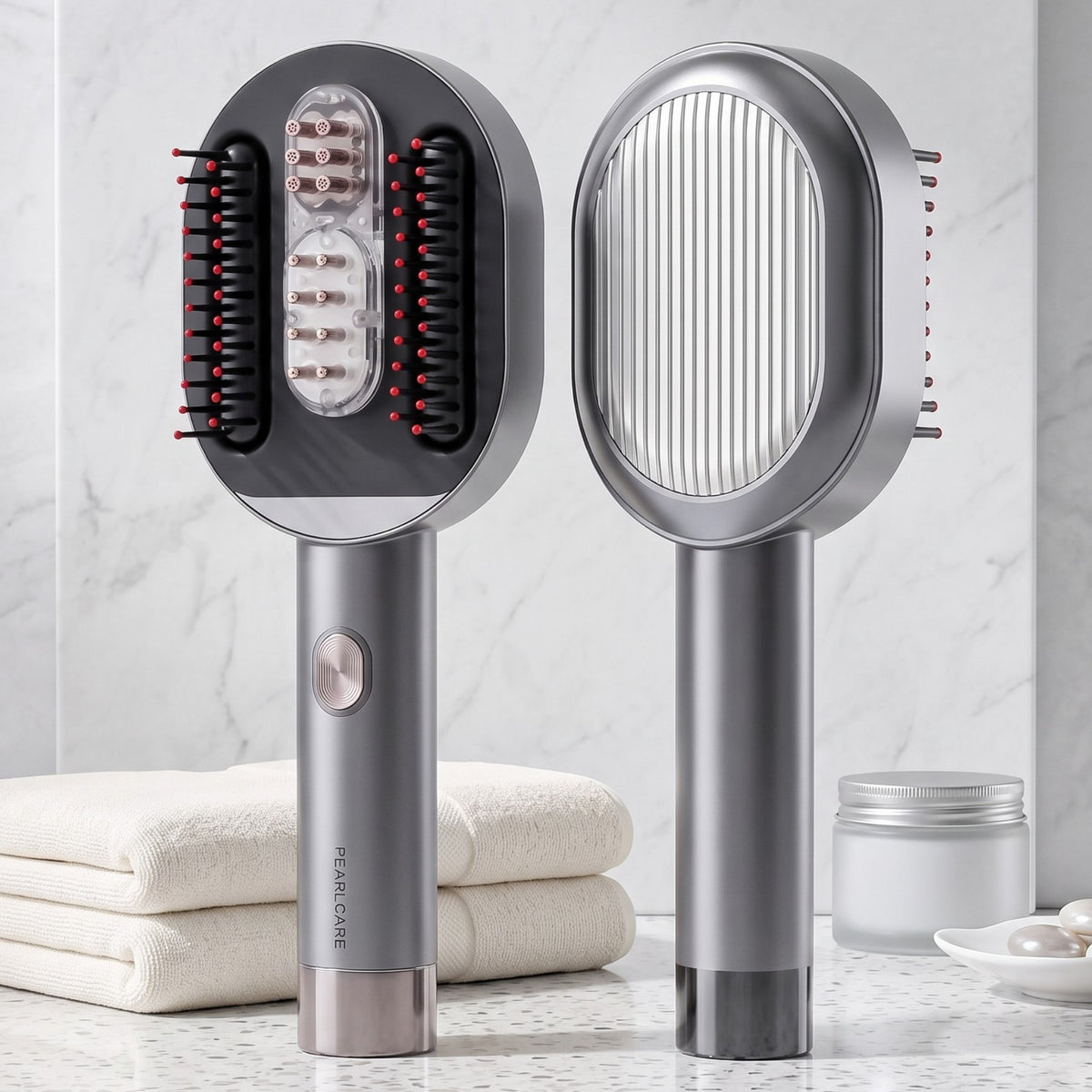PEARLCARE Hair Touch - Electric Scalp Massager Brush for Hair & Scalp Care