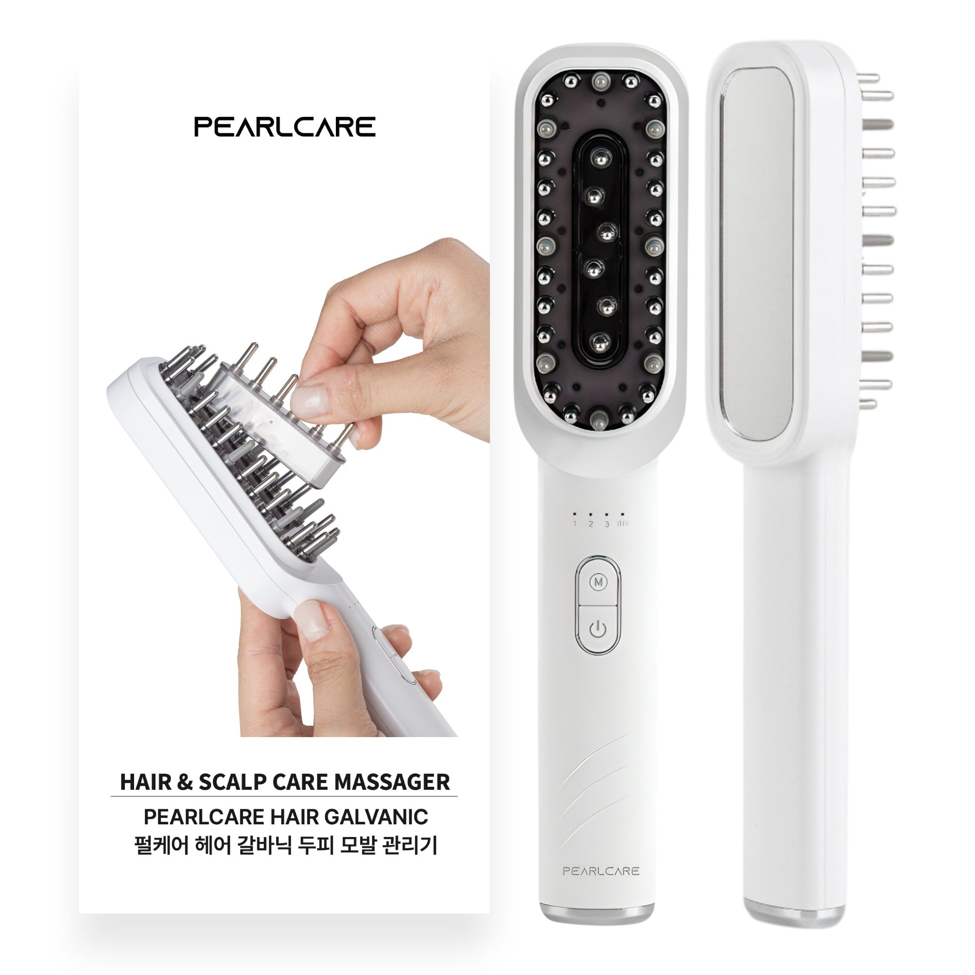PEARLCARE Electric Scalp Massager Brush for Hair & Scalp Care