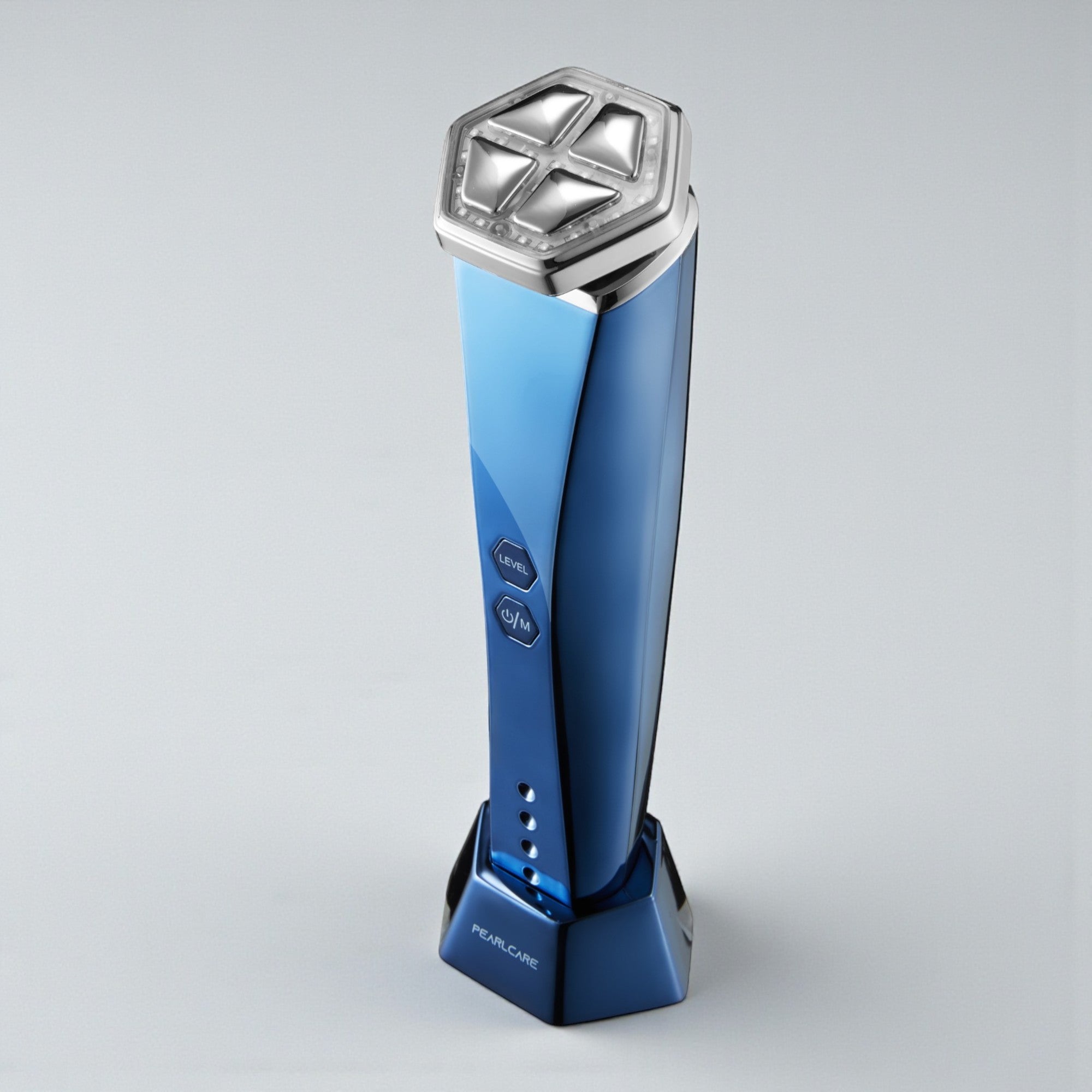 PEARLCARE DEEP-BLUE Beauty Device - Advanced Anti-Aging Facial Massager for At Home Daily Skincare Tool