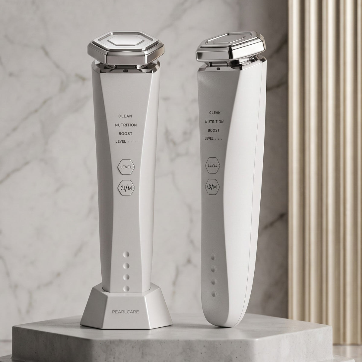 PEARLCARE White-Jean Beauty Device - Anti-Aging Facial Massager for At-Home Daily Skincare Tool