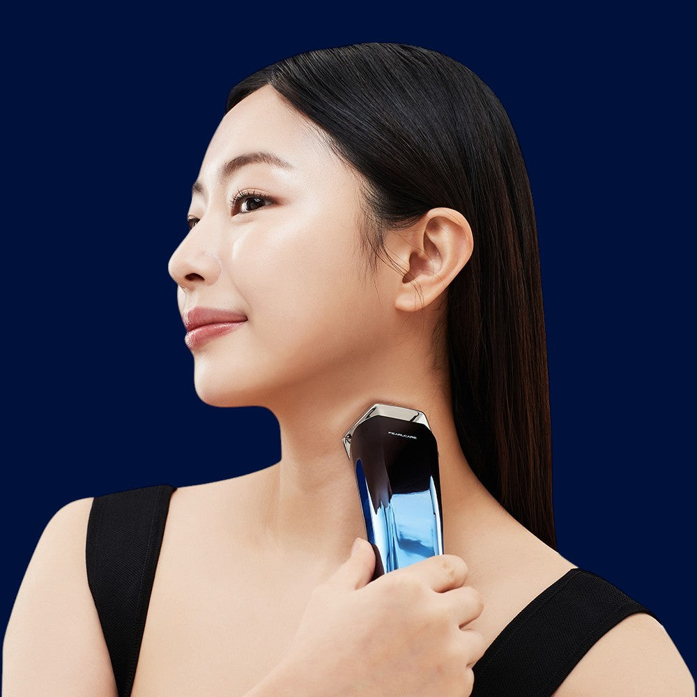 PEARLCARE DEEP-BLUE Beauty Device - Advanced Anti-Aging Facial Massager for At Home Daily Skincare Tool