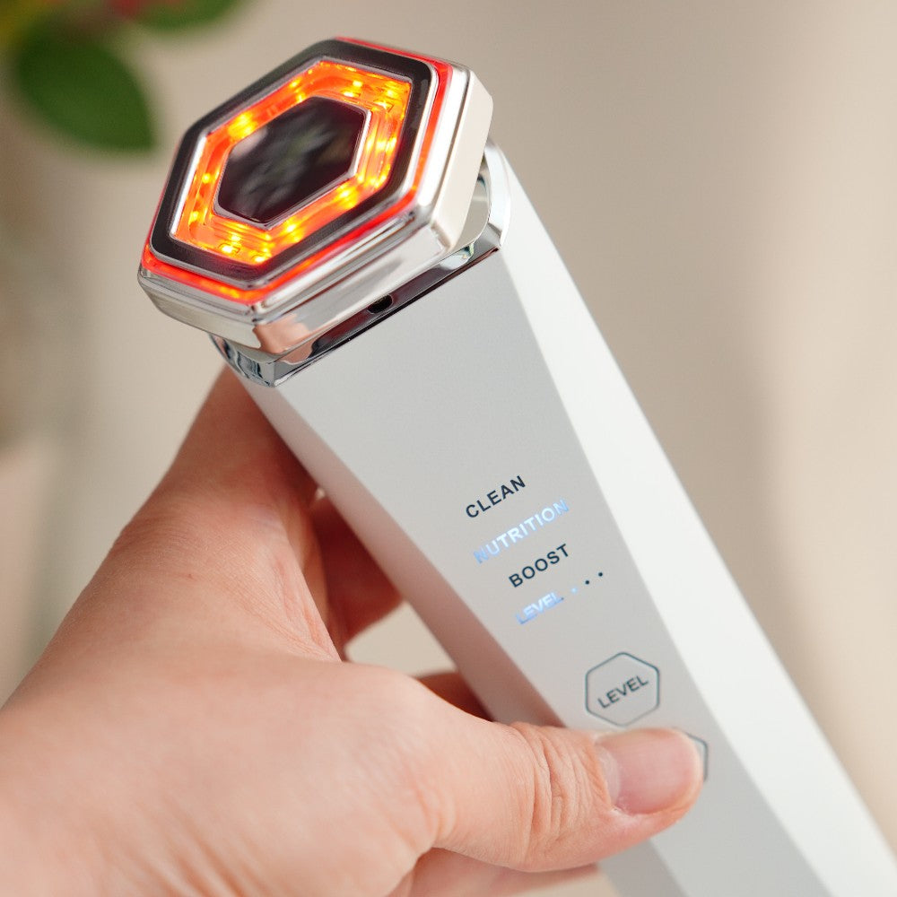 PEARLCARE White-Jean Beauty Device - Anti-Aging Facial Massager for At-Home Daily Skincare Tool