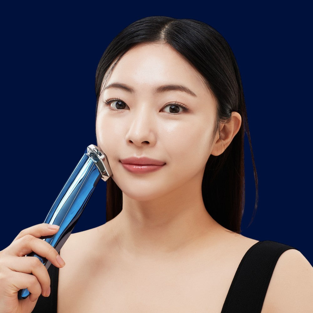 PEARLCARE DEEP-BLUE Beauty Device - Advanced Anti-Aging Facial Massager for At Home Daily Skincare Tool