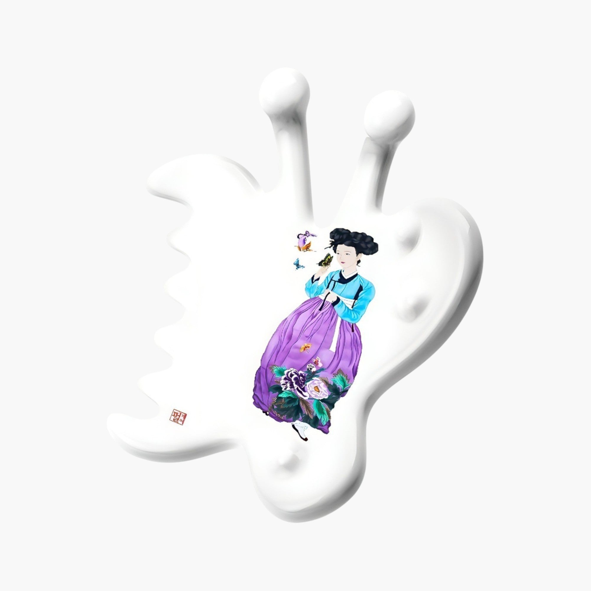 PEARLCARE Korean Ceramic Gua Sha Massage Tool – Facial & Body Self Care Massager _ Hanbok